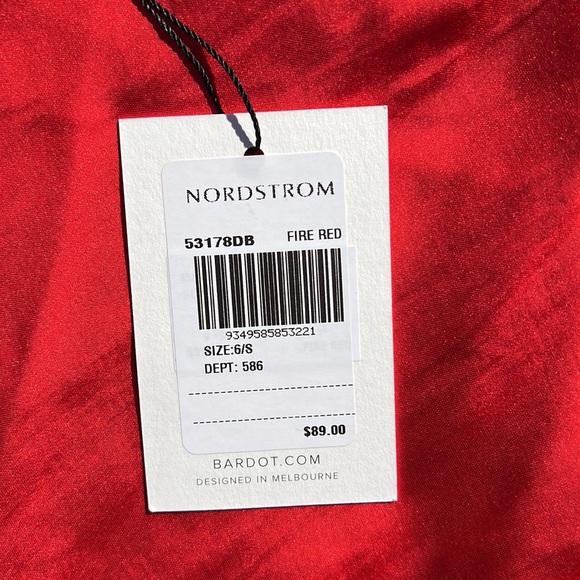 NWT Bardot size 6/small red dress - Picture 3 of 3